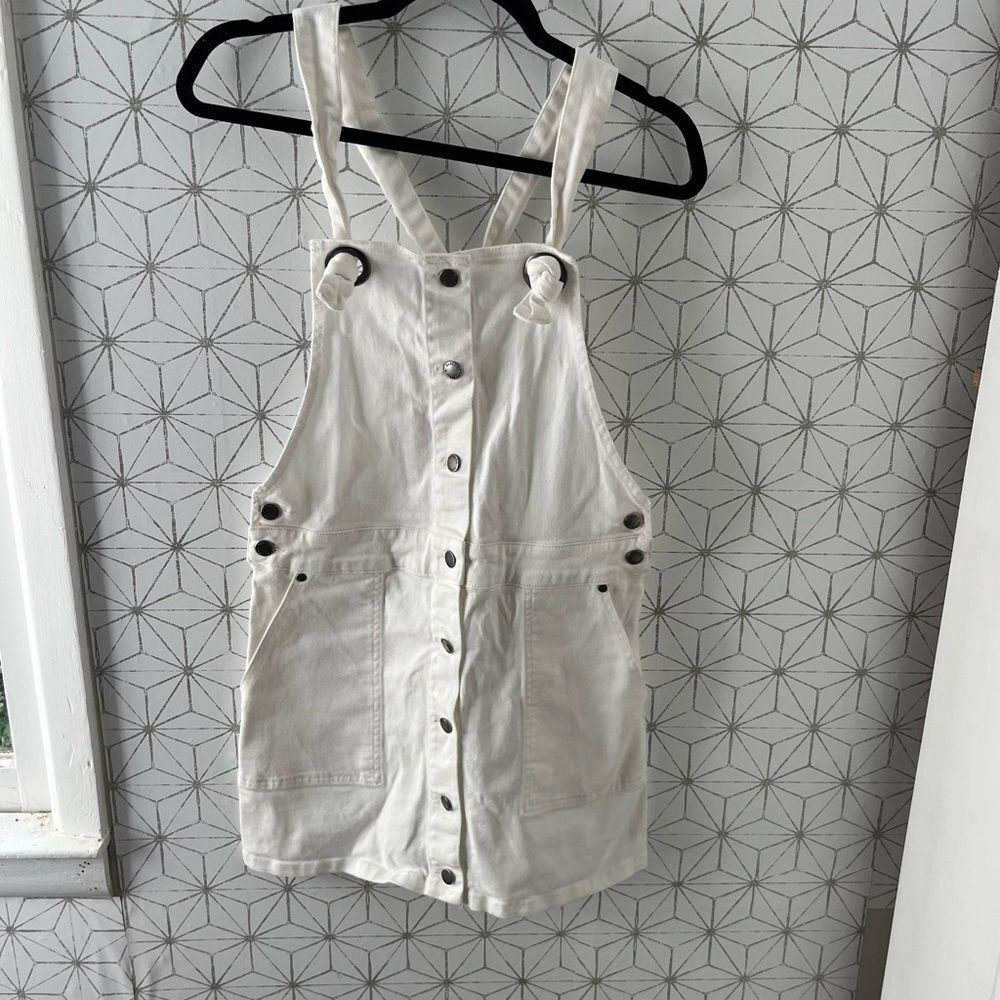Rebecca Minkoff White Overall Denim Dress